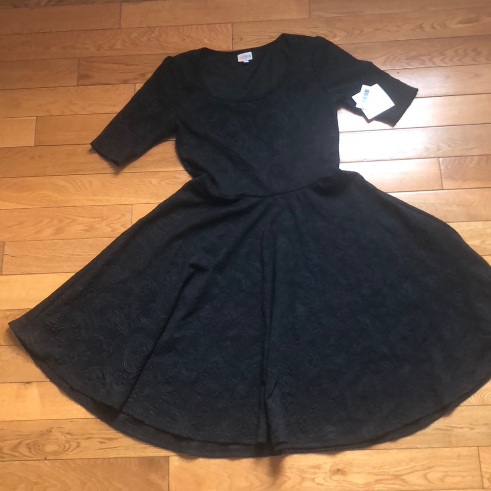 Amazing solid black LLR Nicole dress! NWT